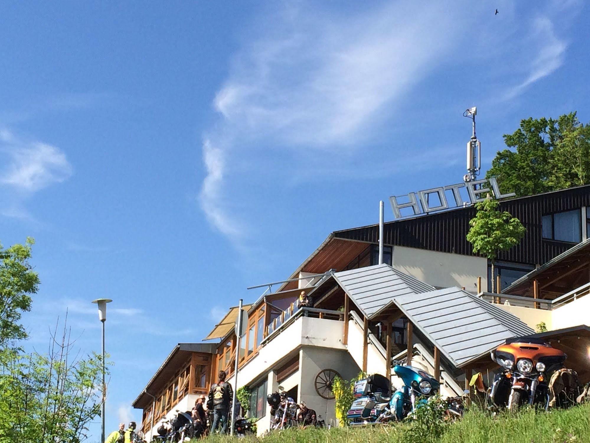 Akzent Hotel Hoehenblick Muehlhausen im Taele Exterior foto